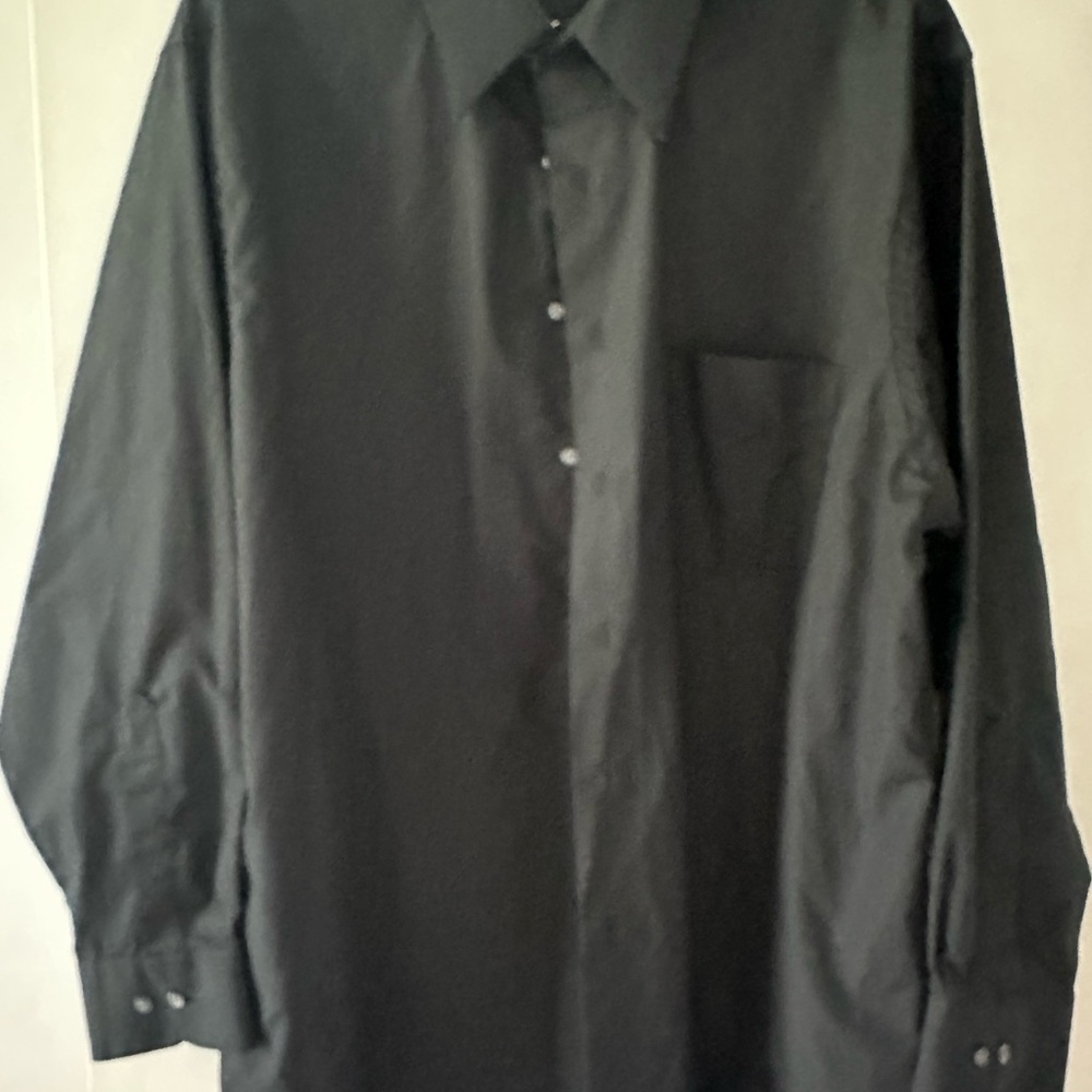 Van Heusen Black Casual Button Down Shirt